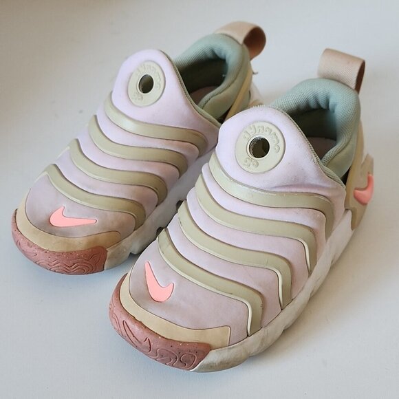 NIKE | Dynamo Go Pink Foam Sesame DH3438-600 girls Sz 12 - Picture 2 of 5